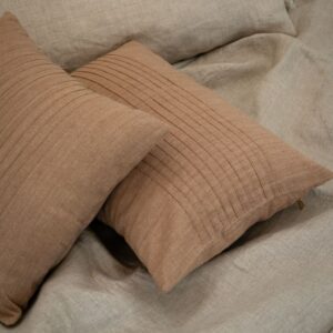 Hemp King size Silver Beige Bedsheet