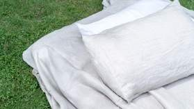 Hemp Bedsheet - Silver Beige