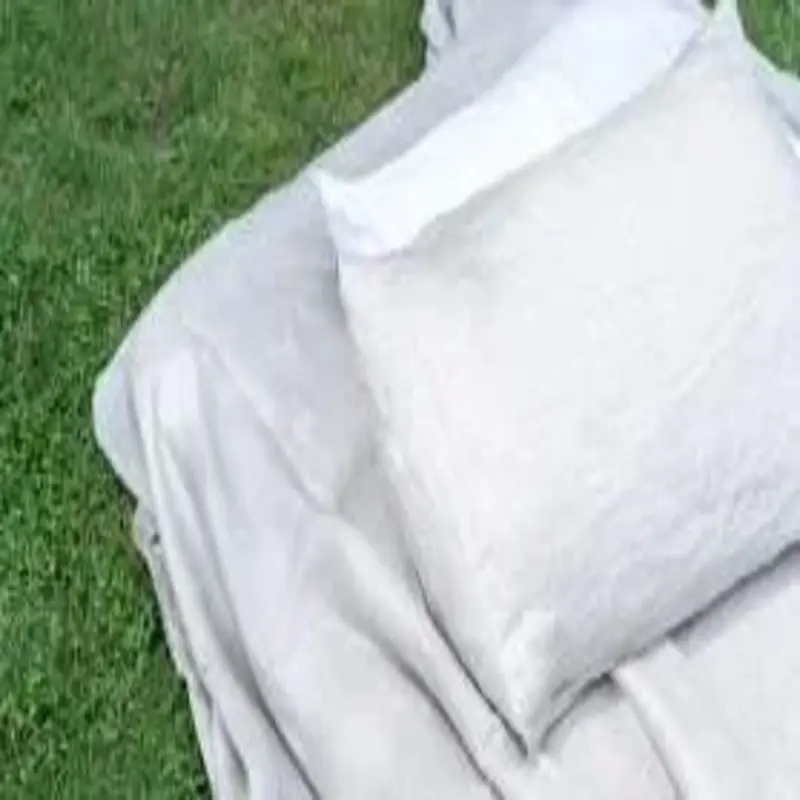 Hemp Bedsheet set- silver beige