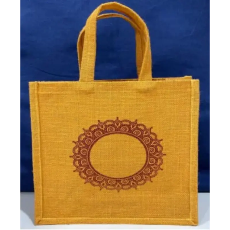 Jute Tote with design