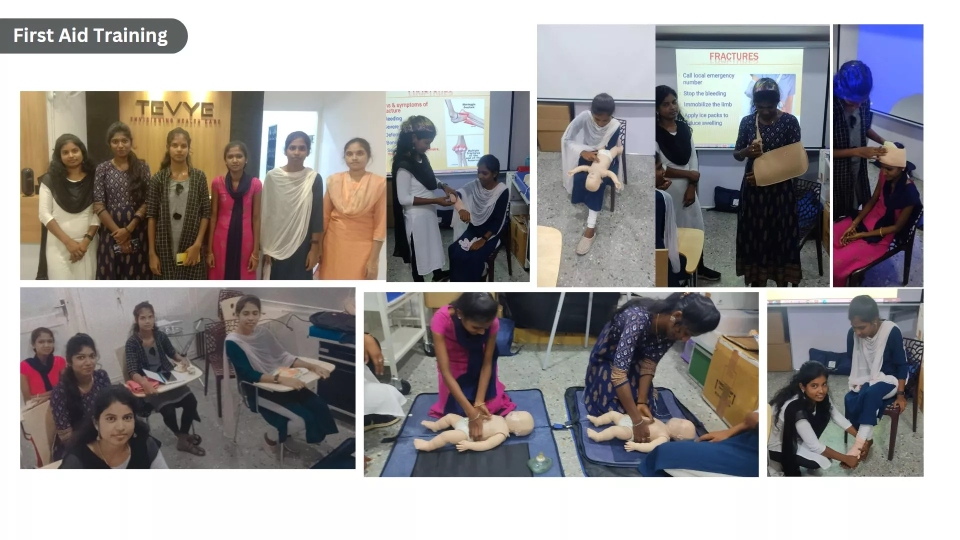 First aid training bagworld india factory