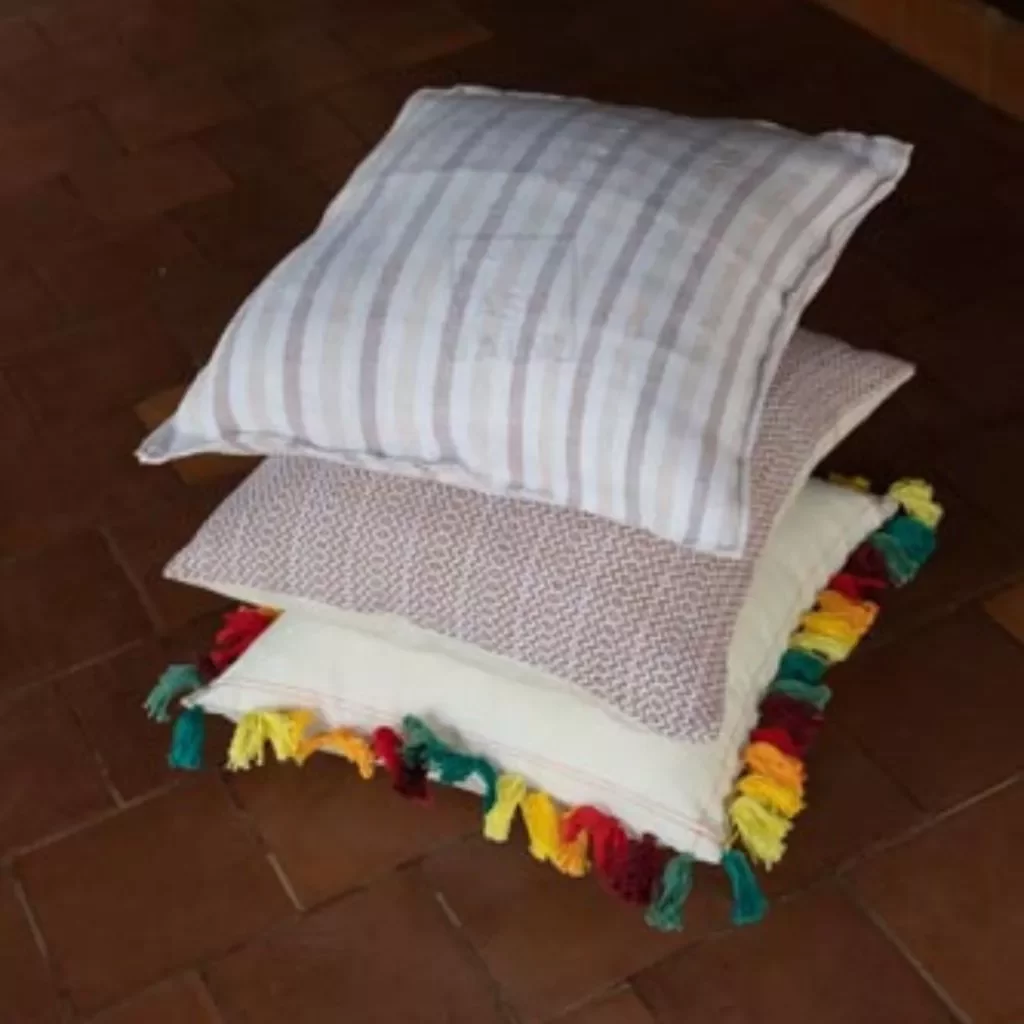 Hemp Cushions Bagworldindia ecofreindlybags eco freindly Cushion Curshion