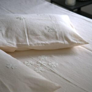 Hemp Bedsheet pink peach ecofreindly bagworldindia