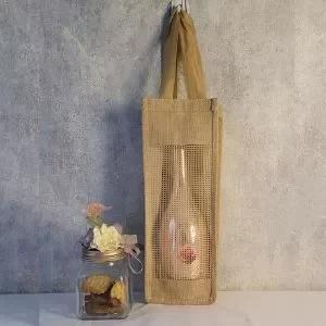Jute bottle bag ecofriendly bag bagworldindia