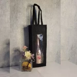 Jute single bottle bga ecofriendly bag bagworldindia