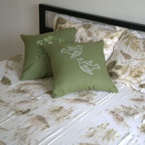 Hemp Bedsheets eco printed ecofriendly bagworldindia