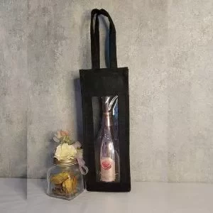 Jute single bottle bga ecofriendly bag bagworldindia