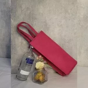Jute single bottle bga ecofriendly bag bagworldindia