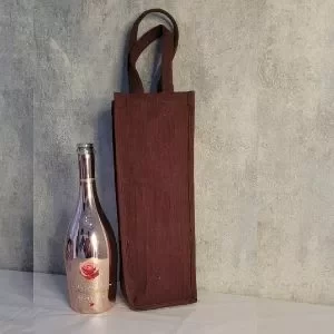 Jute single bottle bga ecofriendly bag bagworldindia