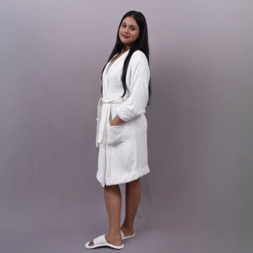 Premium 100% Bamboo Bathrobe customized size | bagworld India eco friendly bags and accessories manufacturer