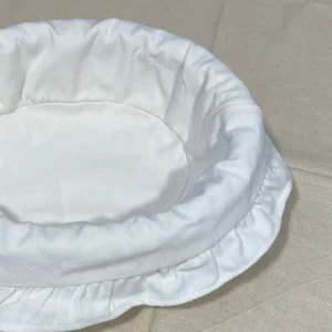 Bread Basket Liner-Ruffles Lace bagworldindia india eco friendly bags manufacturer