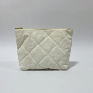 Cotton velvet makeup pouch eco friendly bags manufacturer