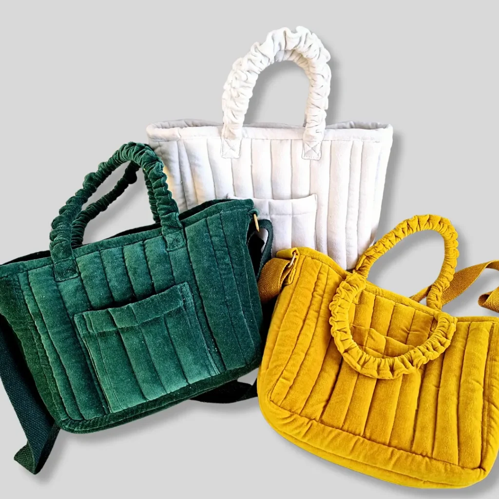 Velvet bags handbag eco friendly bags and accessories Manufacturer