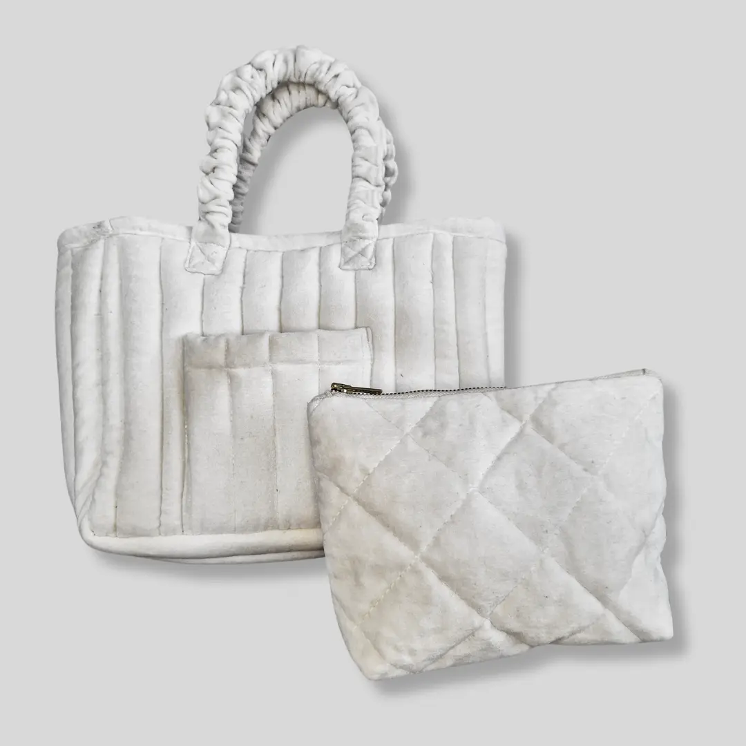 Cotton Velvet Pouches handbag eco friendly bags and accessories Manufacturer