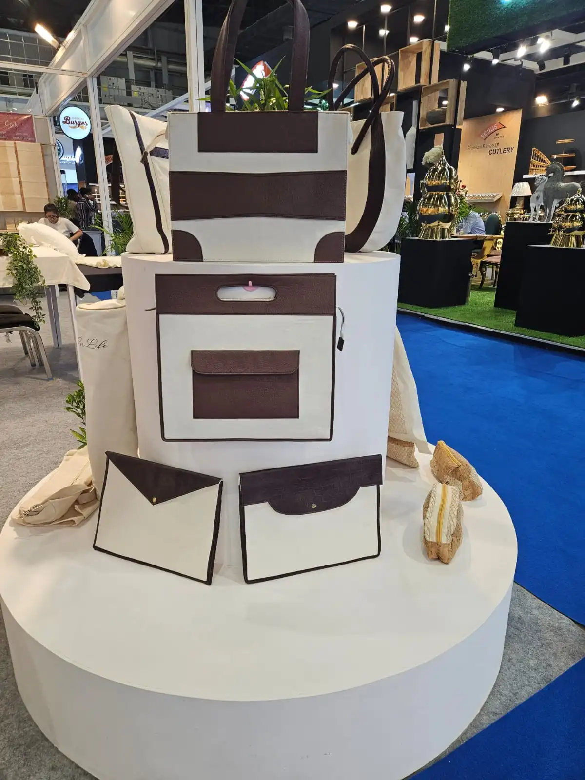 IHE Stall Exhibition Noida Delhi bagworld India eco friendly bags manufacturer