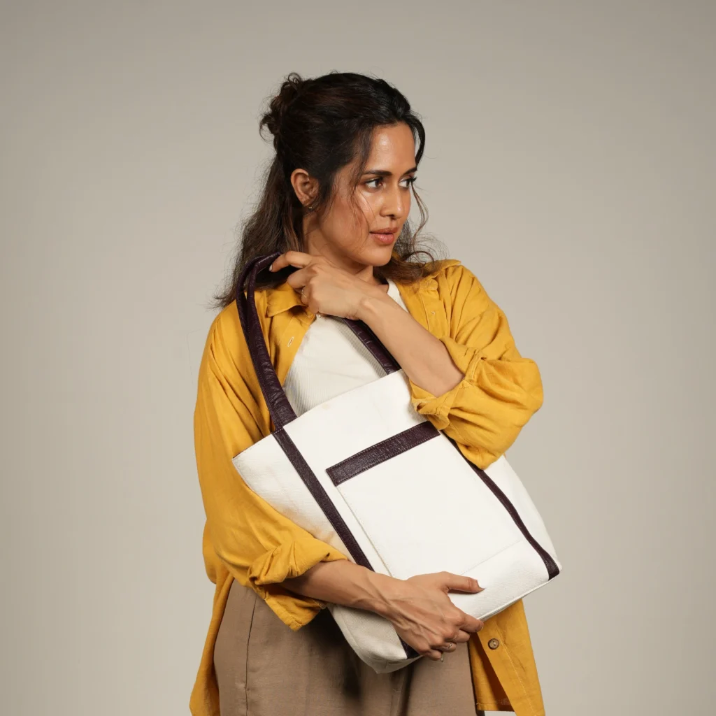 vegan leather tote bag | bagworld India eco friendly bags and accessories manufacturer