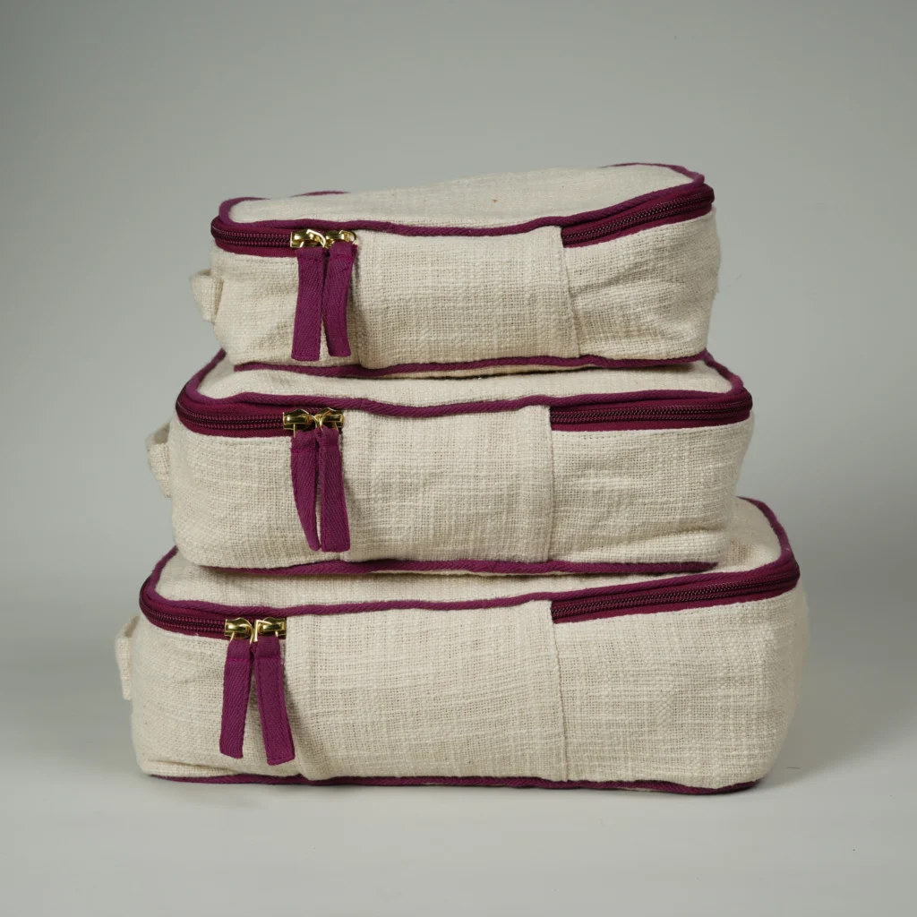 Slub cotton packing cube