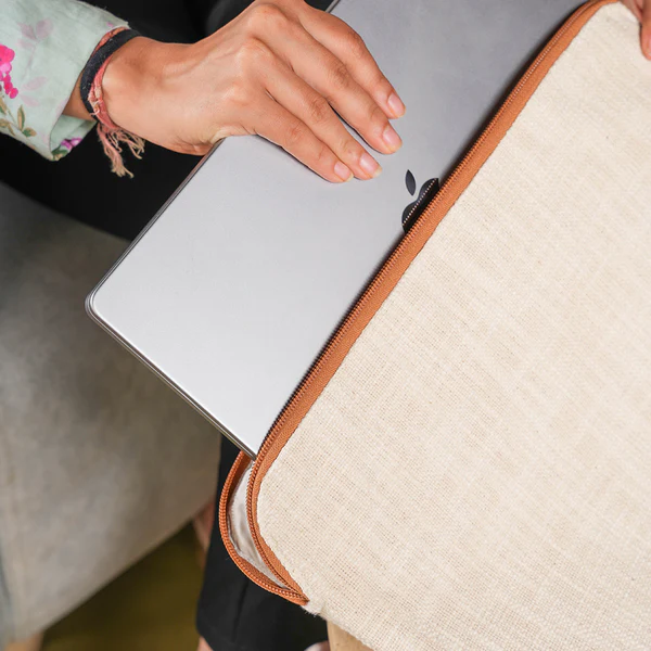 Cotton Laptop Sleeve