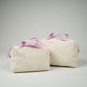 Eco-Friendly Cotton Boxy Pouch