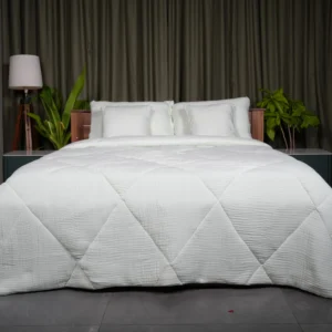 Muslin Bedding bedsheets and pillow covers | bagworld India eco friendly bags and accessories manufacturer