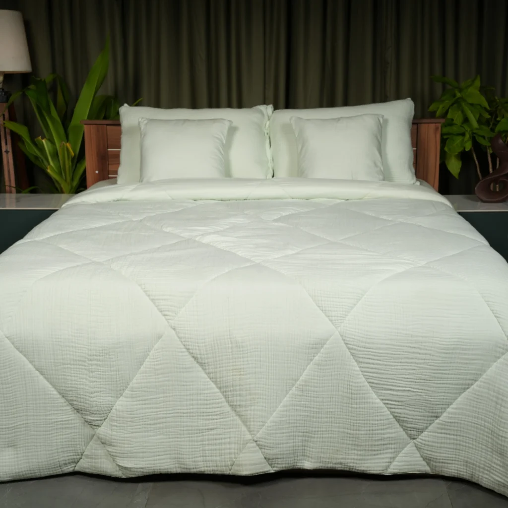 Muslin Bedding bedsheets and pillow covers | bagworld India eco friendly bags and accessories manufacturer