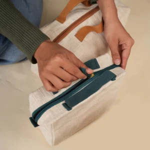 Eco-Friendly Cotton Boxy Pouch