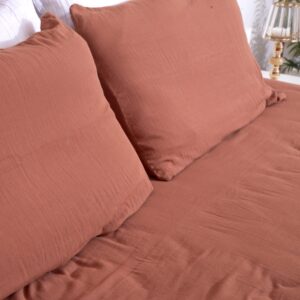 Muslin Maple Sugar Bedding bedsheets and pillow covers | bagworld India eco friendly bags and accessories manufacturer