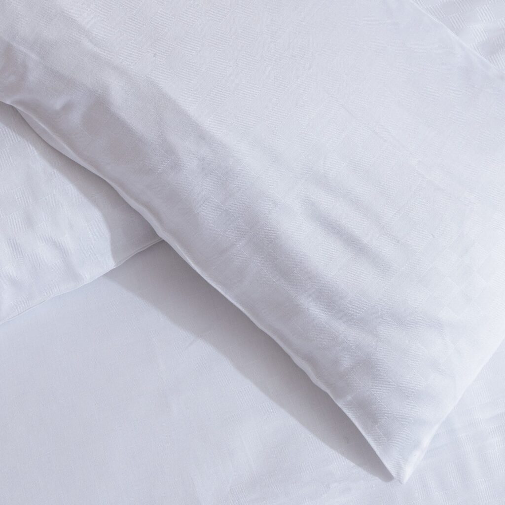 Bamboo Checked Bedding bedsheets and pillow covers | bagworld India eco friendly bags and accessories manufacturer