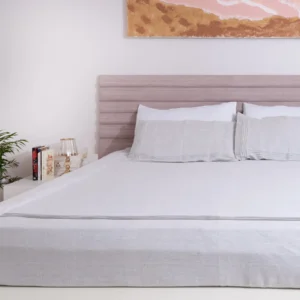 hemp pin tucked bedsheets and pillow covers | bagworld India eco friendly bags and accessories manufacturer