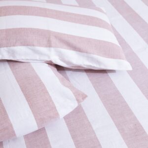 Striped Hemp Bedding bedsheets and pillow covers | bagworld India eco friendly bags and accessories manufacturer