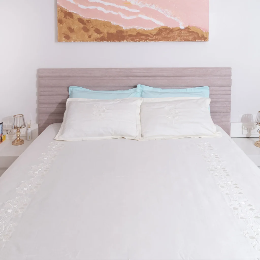Cotton Sateen bedding bedsheets and pillow covers | bagworld India eco friendly bags and accessories manufacturer