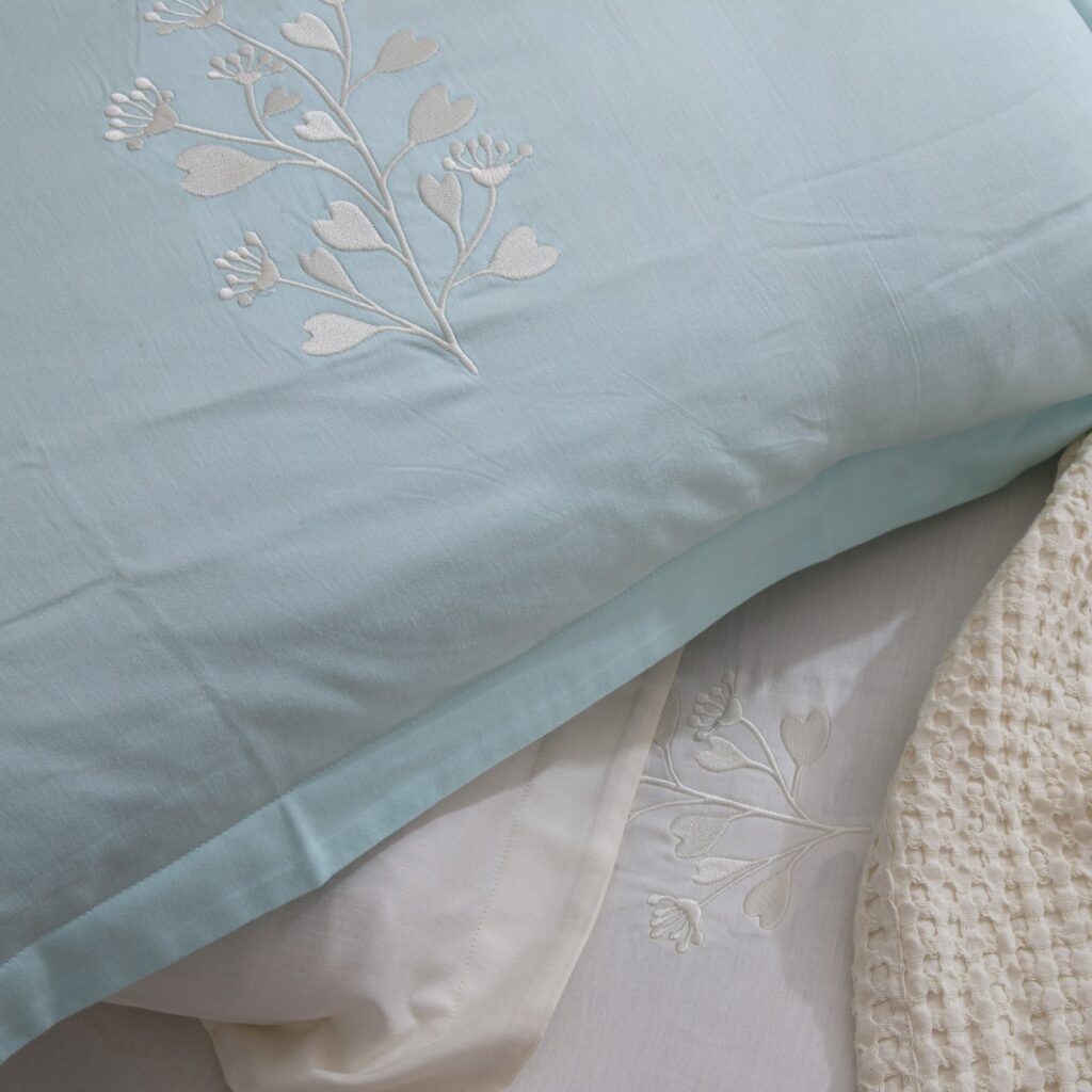 Cotton Sateen bedding bedsheets and pillow covers | bagworld India eco friendly bags and accessories manufacturer