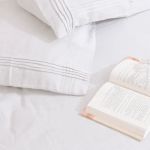 hemp pin tucked bedsheets and pillow covers | bagworld India eco friendly bags and accessories manufacturer