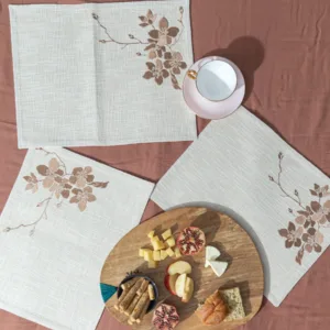 Eco-Friendly Slub Cotton Dining Sets