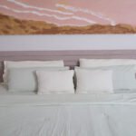 muslin aqua glass bedding