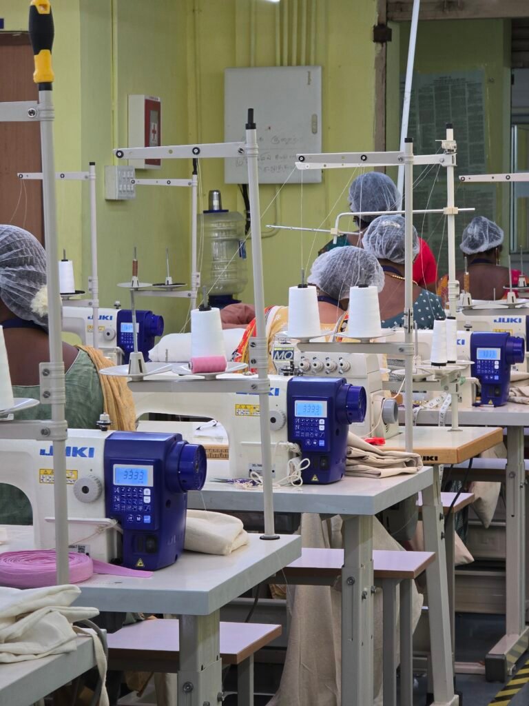 BagWorld textile exporters in Karur production facility